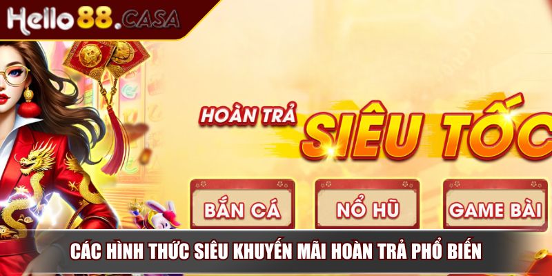 Siêu Khuyến Mãi Hoàn Trả - Ưu Đãi Hoàn Tiền Hấp Dẫn Mỗi Ngày 3 Các hình thức siêu khuyến mãi hoàn trả phổ biến